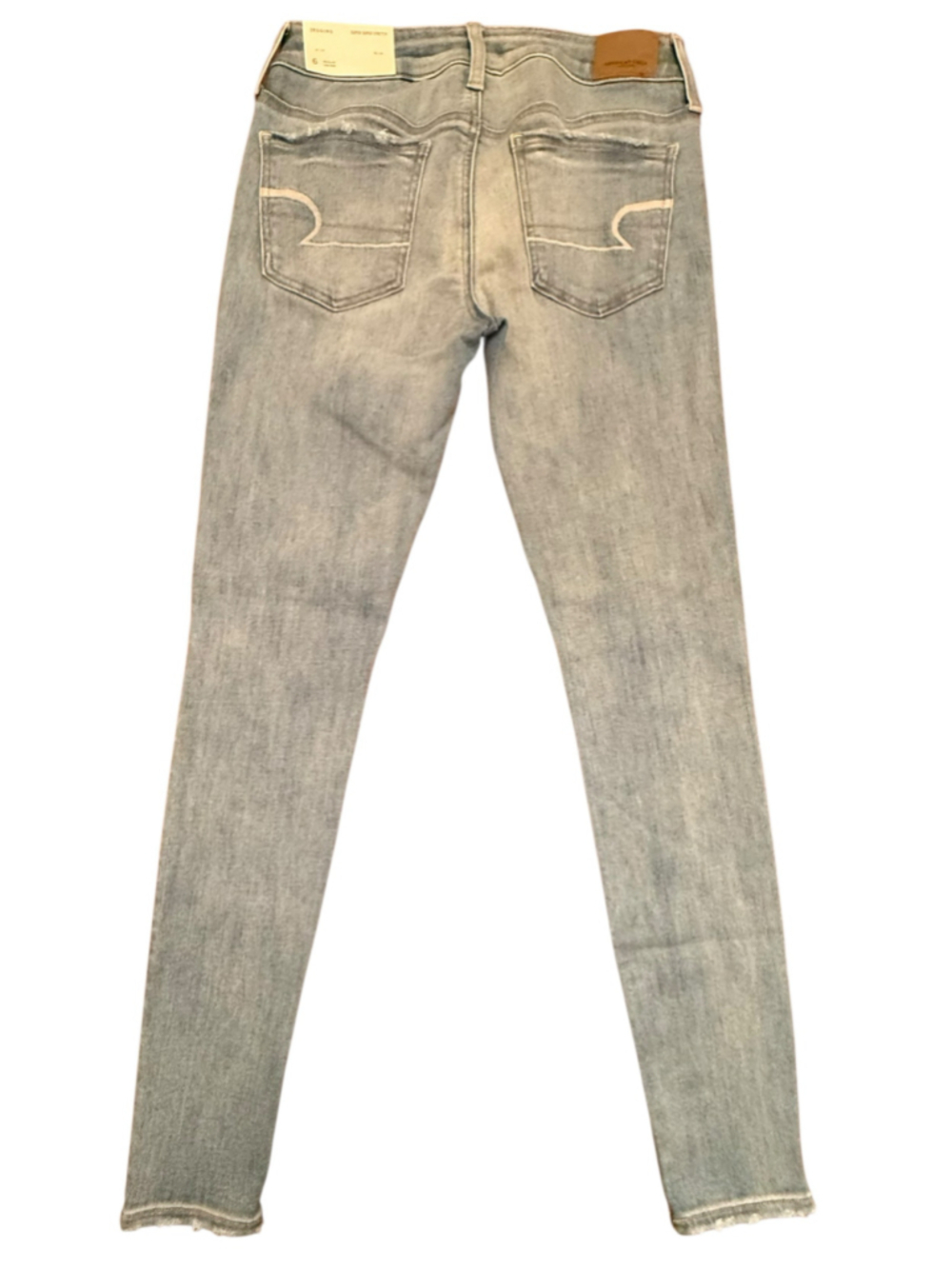 American Eagle Skinny Jeans Jeggings Size 6 Blue NWT - Picture 8 of 16
